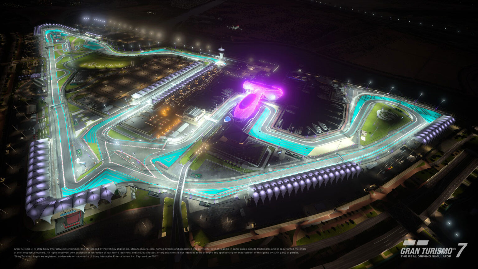 The Yas Marina Circuit joins Gran Turismo 7 on December 4 | Image: Polyphony Digital The Yas Marina Circuit joins Gran Turismo 7 on December 4 | Image: Polyphony Digital