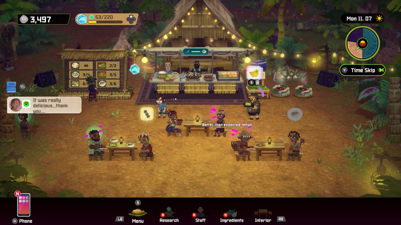 Dave the Diver's In the Jungle DLC introduces Bancho Grill | Image: Mintrocket