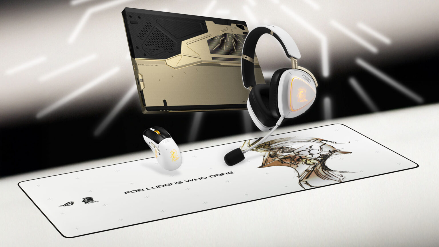 The ROG x KJP lineup featured limited-edition products | Image: ASUS