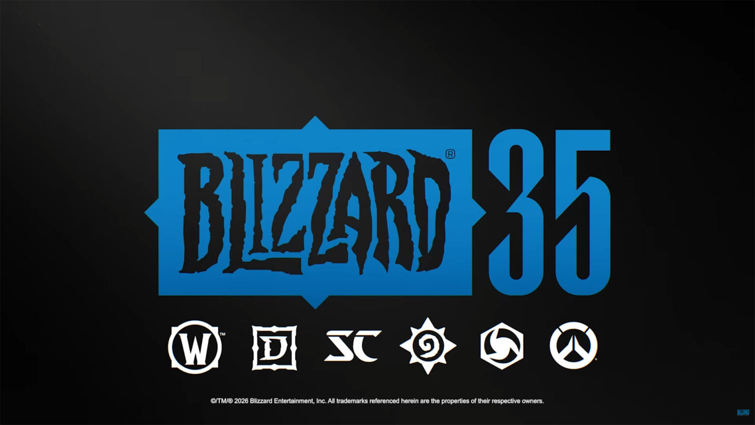Blizzard is celebrating its 35th anniversary this year | Image: Blizzard Entertainment