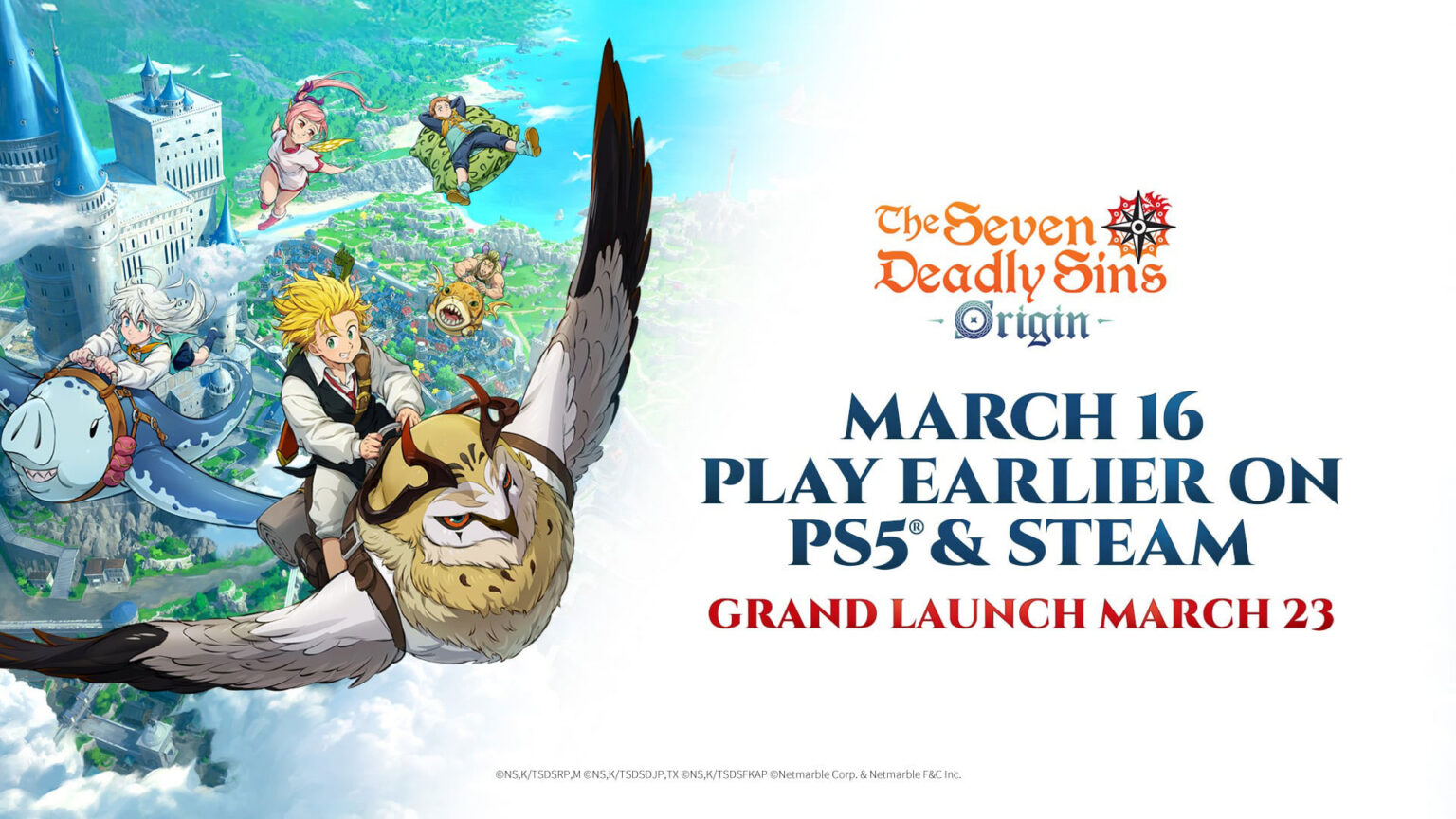 The Seven Deadly Sins: Origin heads to PlayStation 5 and Steam first | Image: Netmarble