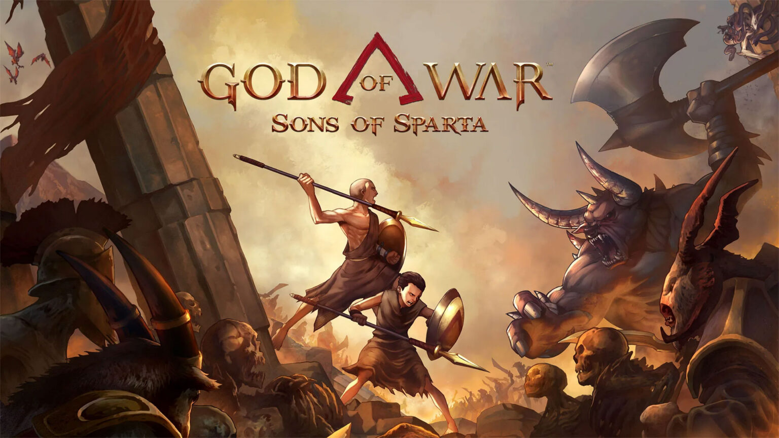 God of War Sons of Sparta is now available on PlayStation 5 | Image: Mega Cat Studios