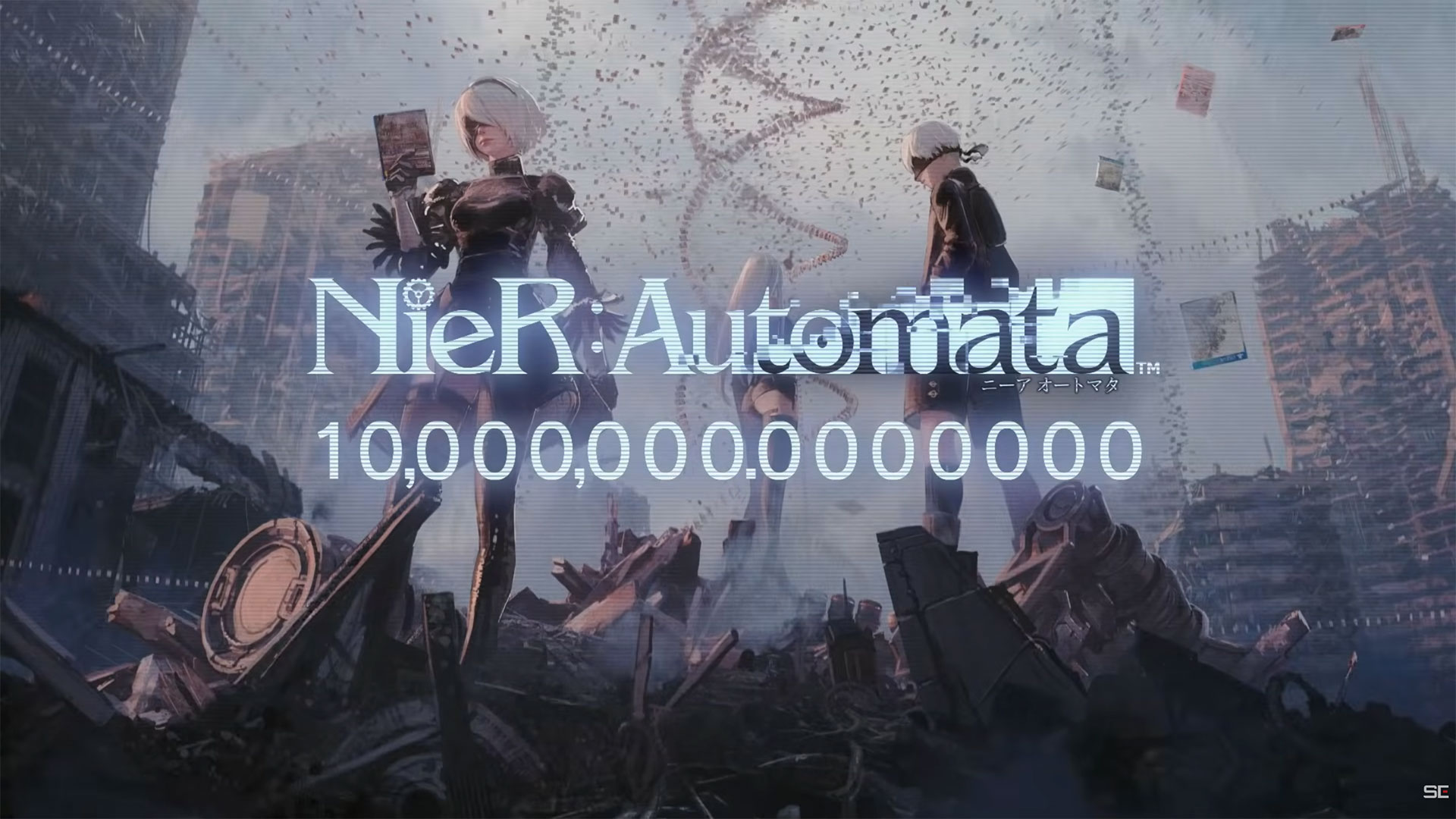 Today's video ends with 'NieR:Automata to be continued...' | Image: Square Enix