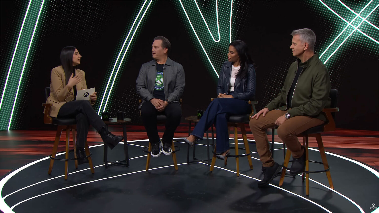 Two of the three Xbox executives in this image are moving on | Image: Xbox