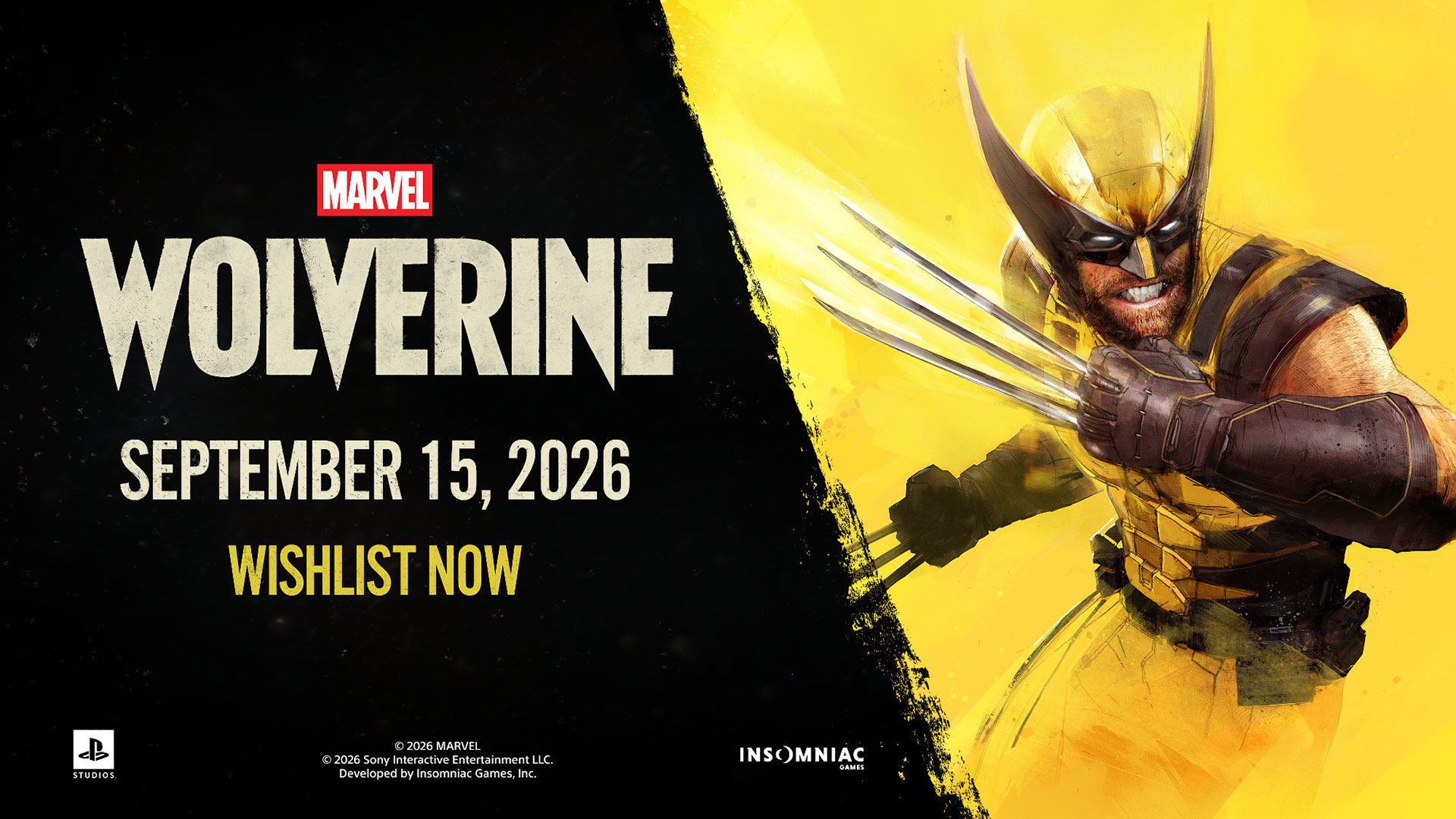 Marvel's Wolverine launches September 15, 2026 | Image: Insomniac Games