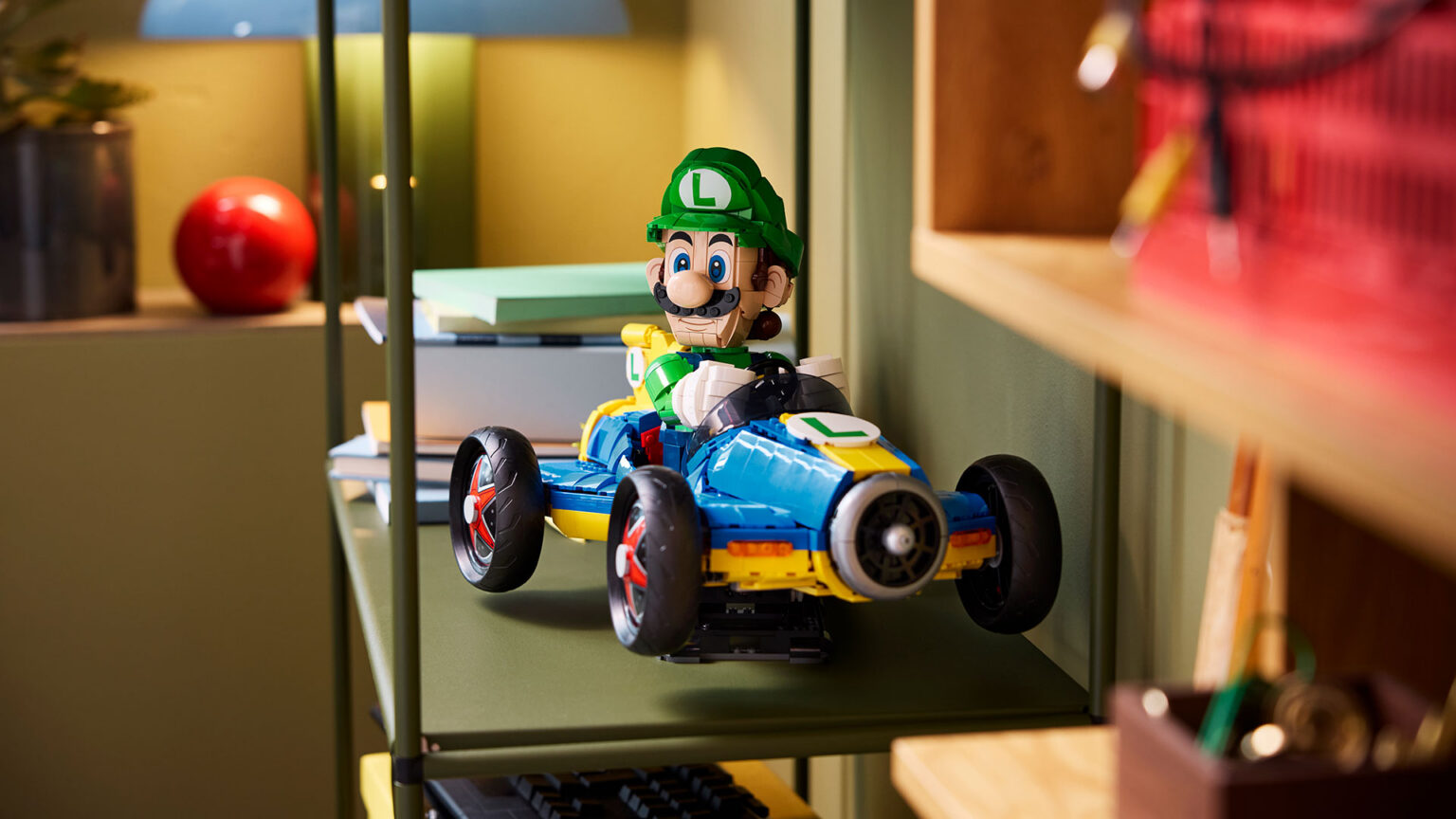 The LEGO Mario Kart Luigi set is available for preorder | Image: LEGO