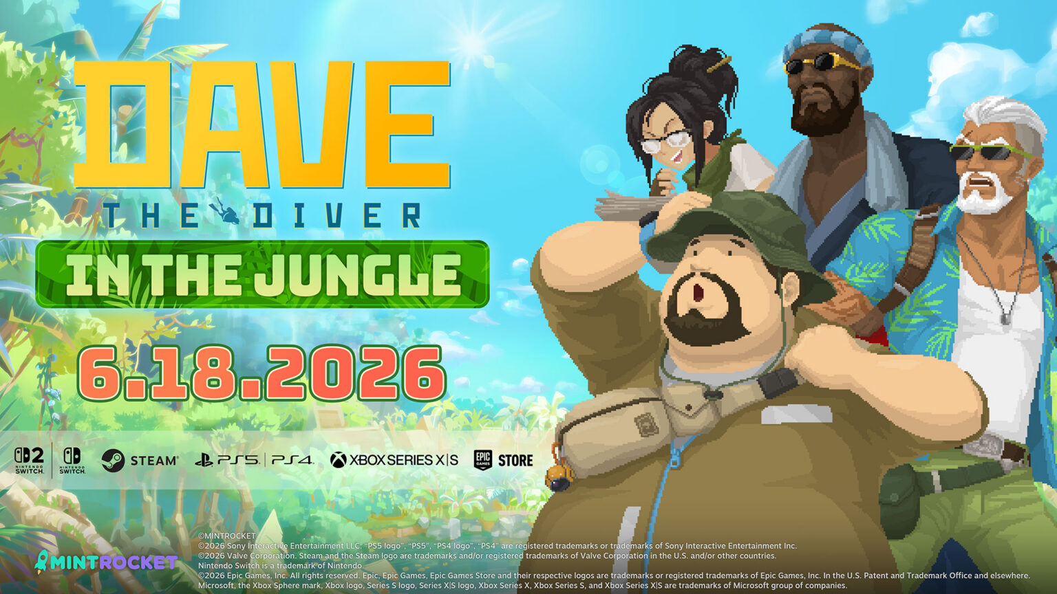 In the Jungle adds 10 hours of new content to Dave the Diver | Image: Mintrocket