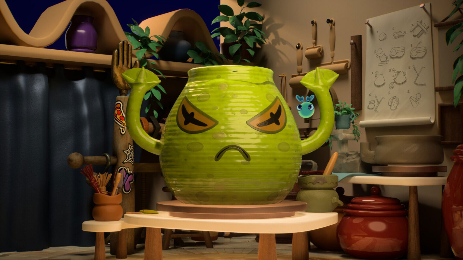 Everyone can check out Kiln during an open beta on Steam in April | Image: Double Fine Productions