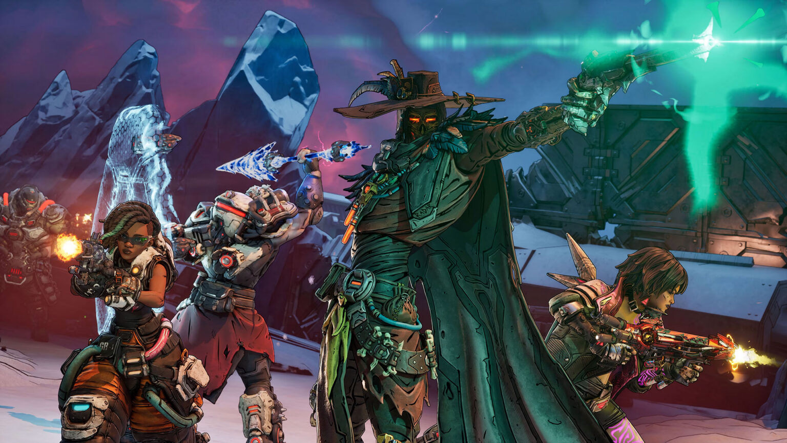 Players will also get their hands on C4SH the Rogue, the first of two new Vault Hunters | Image: Gearbox Software