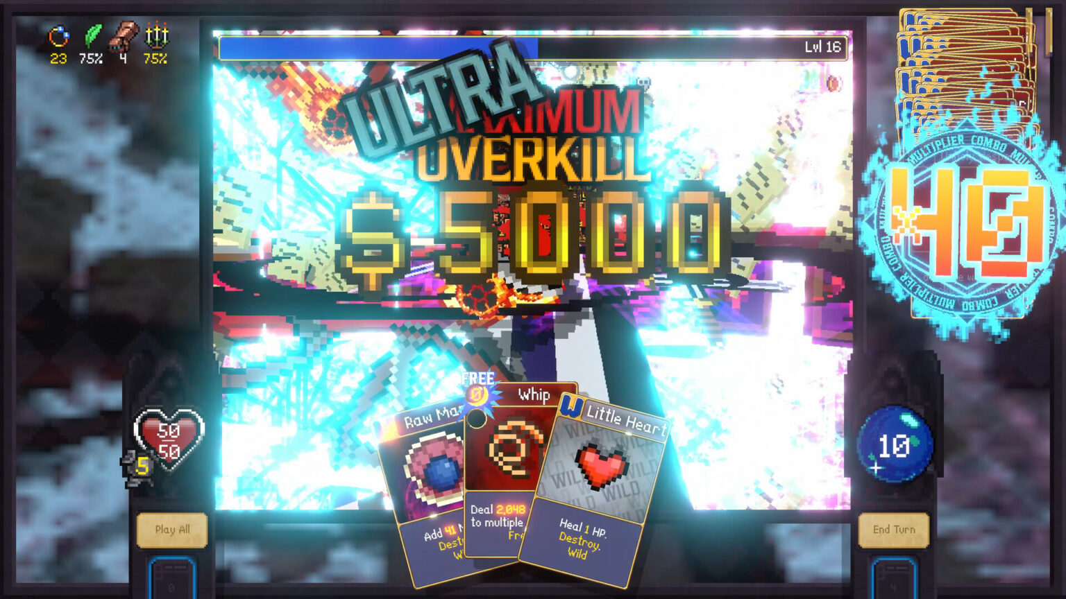 Vampire Crawlers: The Turbo Wildcard from Vampire Survivors | Image: Poncle / Nosebleed Interactive