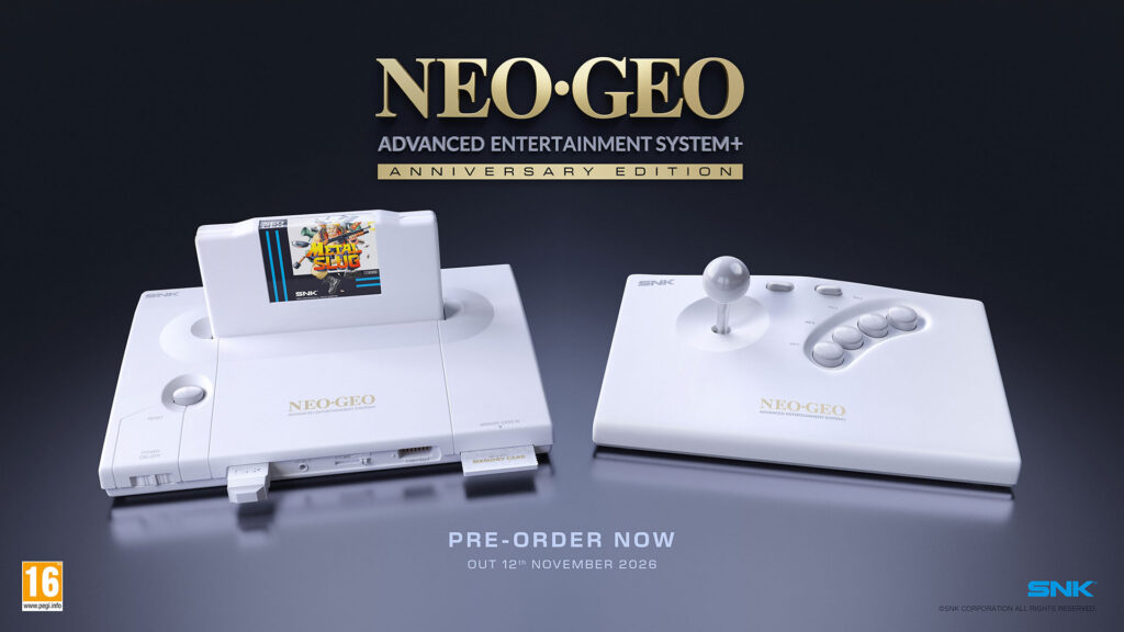 The NEOGEO AES+ launches on November 12, 2026 | Image: Plaion Replai