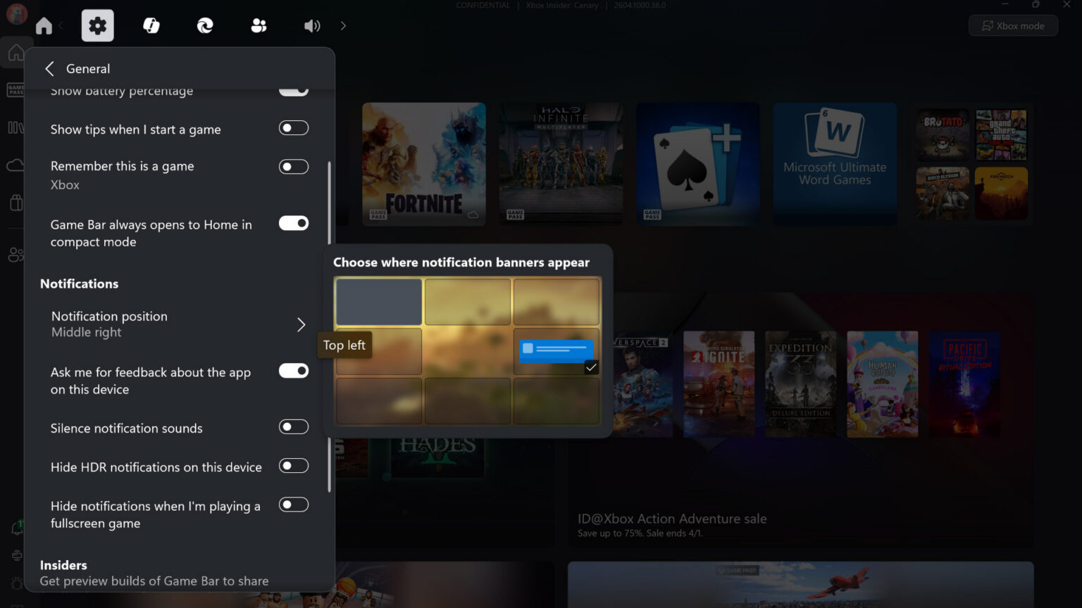 The April 2026 Xbox update adds even more customization options | Image: Xbox