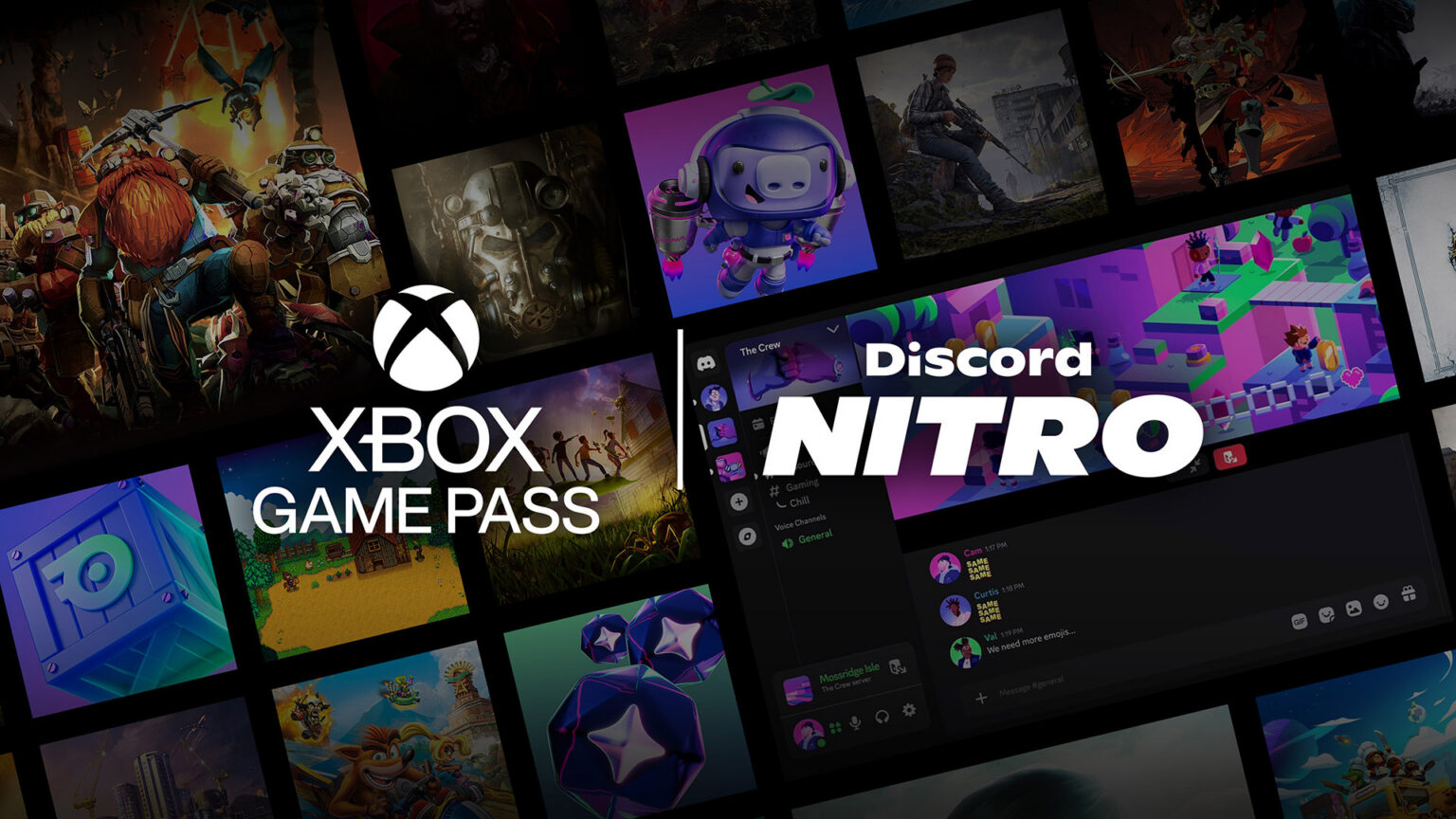 Discord Nitro Rewards now includes Xbox Game Pass | Image: Xbox