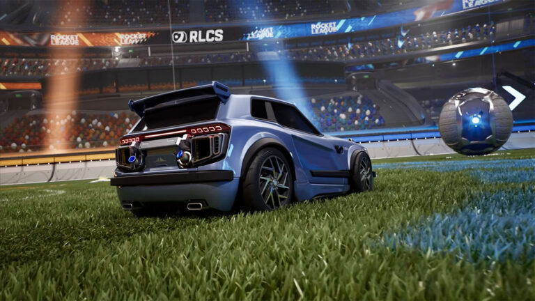 Rocket League's UE6 migration was teased during the RLCS Paris Major semifinals | Image: Epic Games / Psyonix