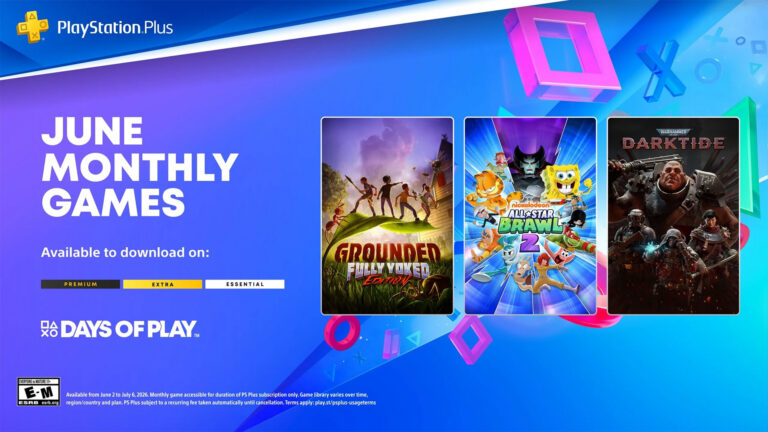 The PlayStation Plus Monthly Games for June 2026 go live on June 2 | Image: Sony Interactive Entertainment