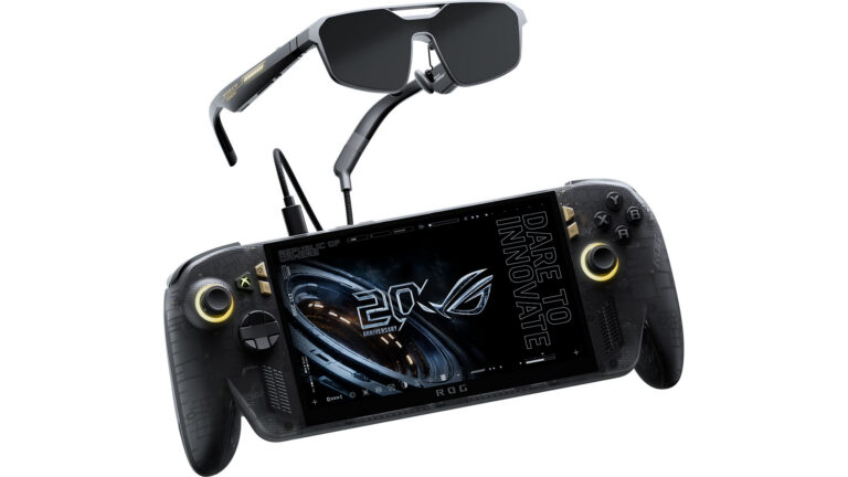 The translucent black and gold design celebrates 20 years of ROG, dating back to 2006 | Image: ASUS