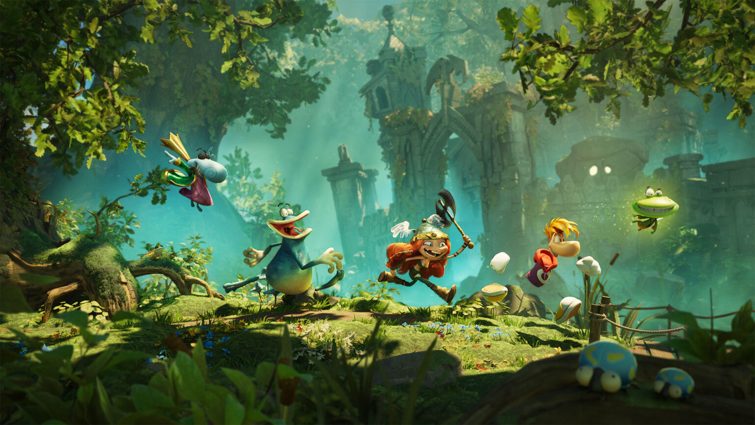 A 3D reimagining of 2013's Rayman Legends, playable in four-player co-op | Image: Ubisoft