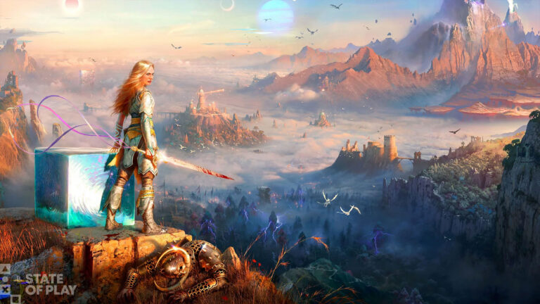 Faye, played by Deborah Ann Woll, leads the journey through the Everywhen | Image: Santa Monica Studio