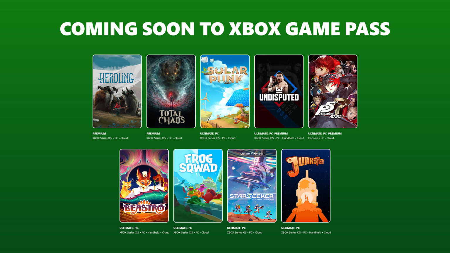 Beastro and Starseeker: Astroneer Expeditions headline the wave, with the XBOX Games Showcase likely to add more | Image: XBOX