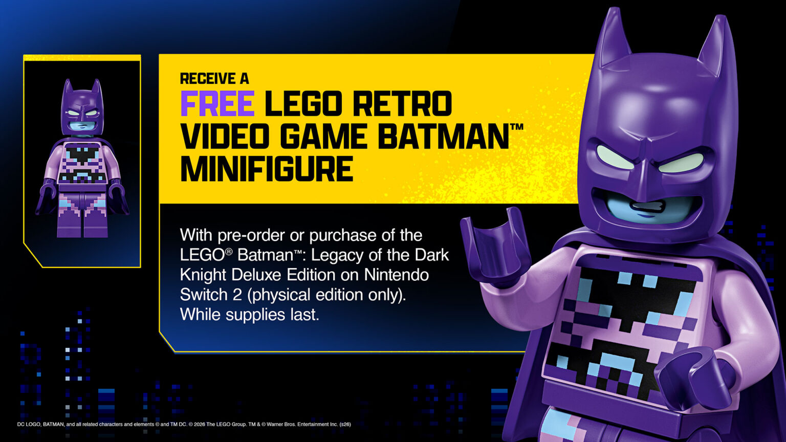 Every Switch 2 preorder comes with The Dark Knight Returns Batsuit | Image: TT Games