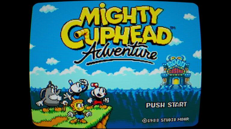 Mighty Cuphead Adventure was built to run on 1980s Sega Master System tech | Image: Studio MDHR