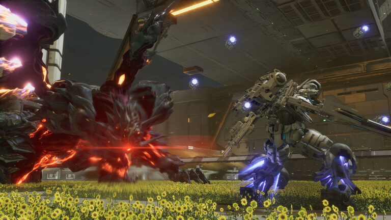 Players pilot the Gundam Helix against a powerful unknown threat | Image: Bandai Namco