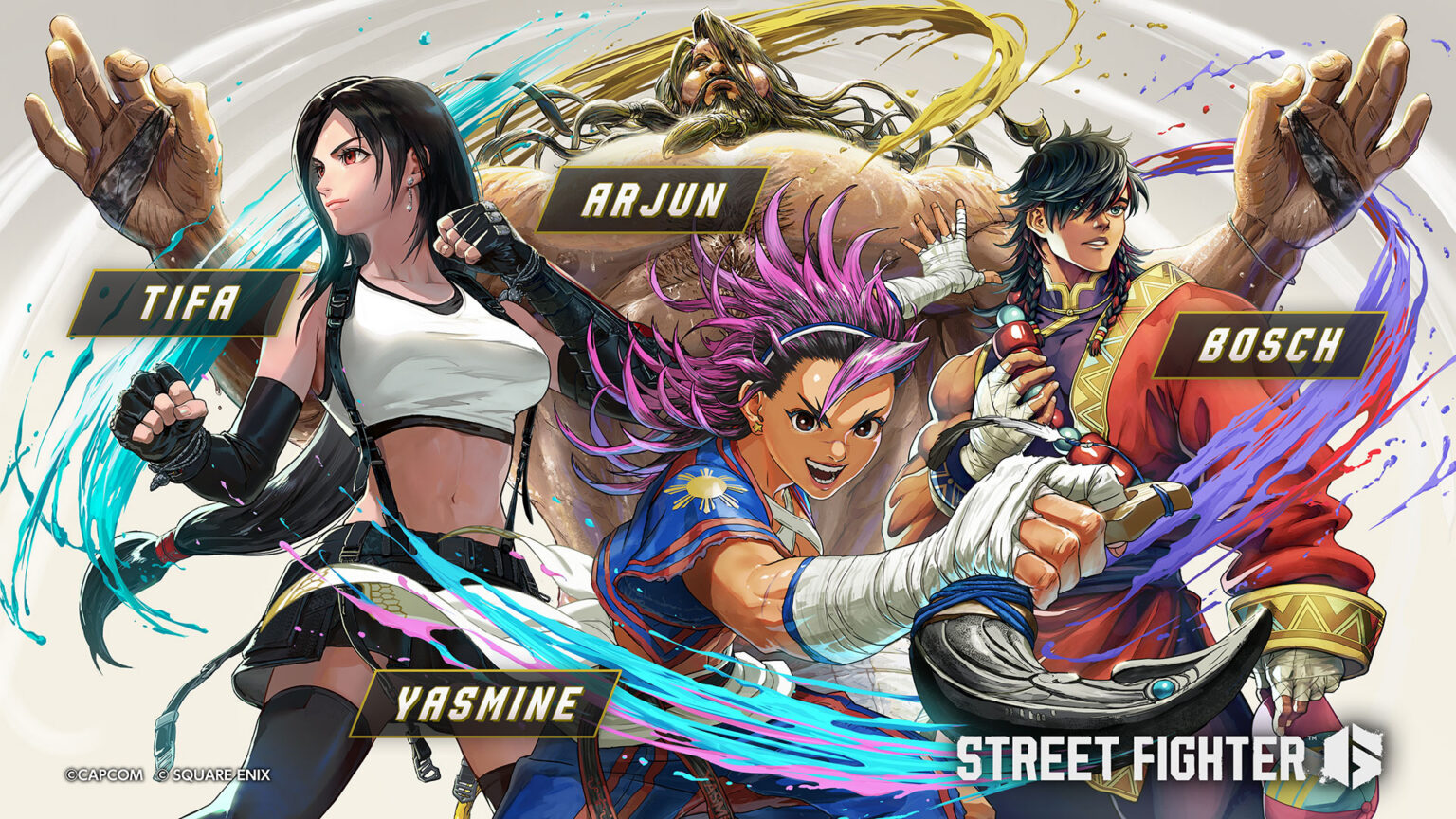 The Year 4 season also brings newcomers Yasmine, Arjun, and Bosch alongside the guest fighter | Image: Capcom