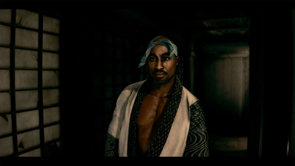 Tupac's likeness was crafted with his estate's blessing and no AI | Image: Sega