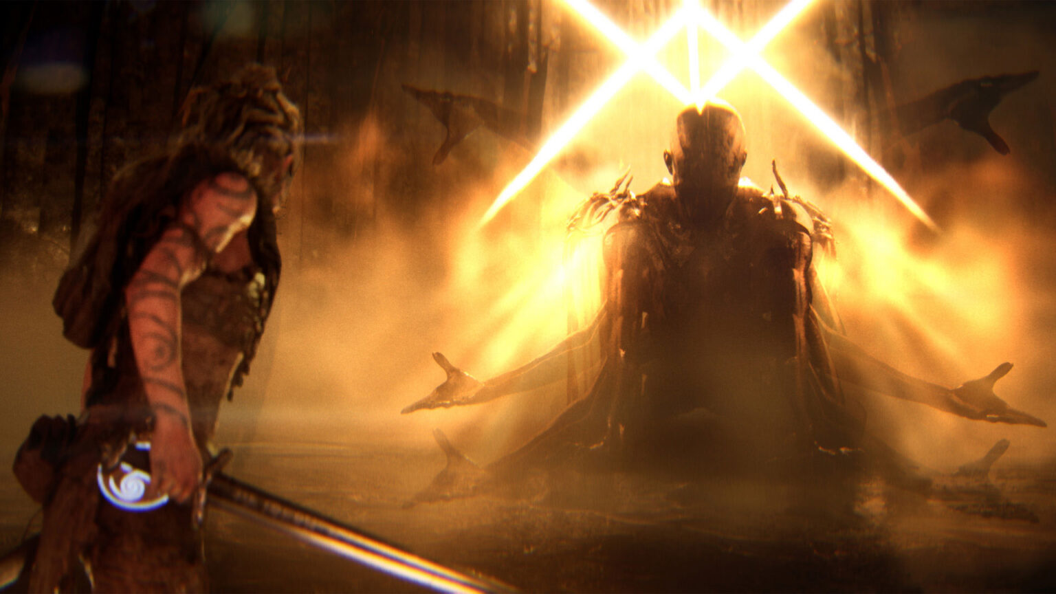 Senua is set in her vision of Purgatory and arrives in 2027 | Image: Ninja Theory
