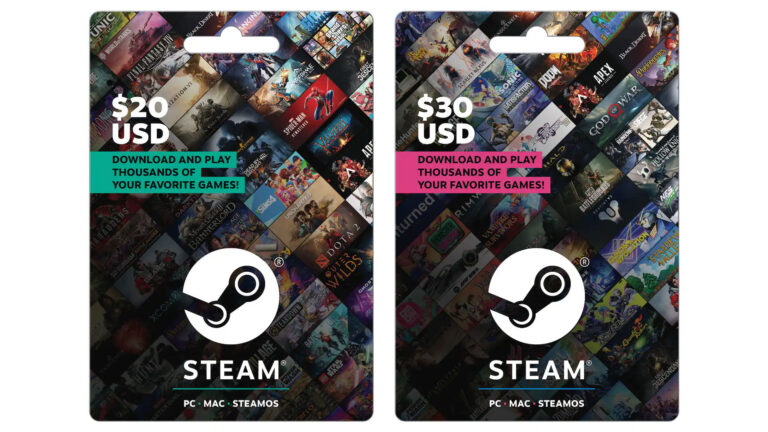 Physical Steam Gift Cards won't be restocked once retailers sell through current supply | Image: Valve