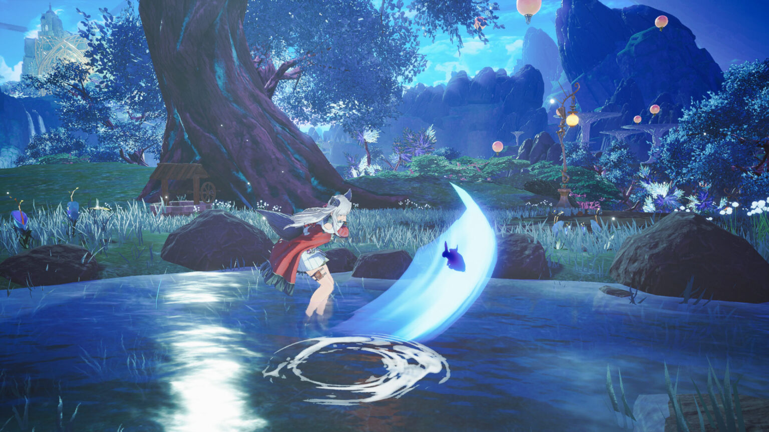 Karia returns to Aladiss with Yumia Liessfeldt as her guide | Image: Koei Tecmo Games