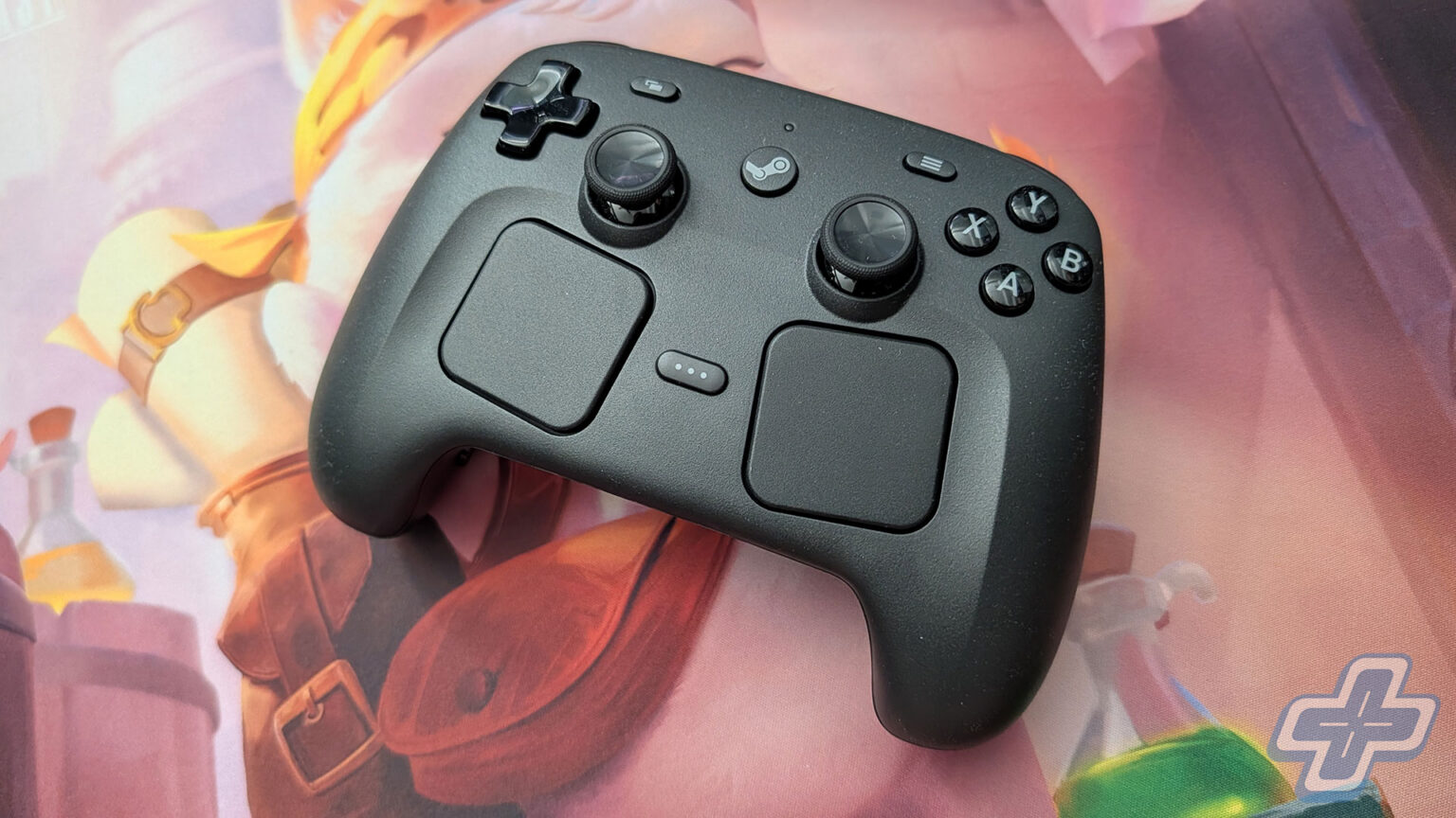 The Steam Controller's trackpads and Steam Input setup make it an easy PC pick | Image: Jason Siu / FullCleared
