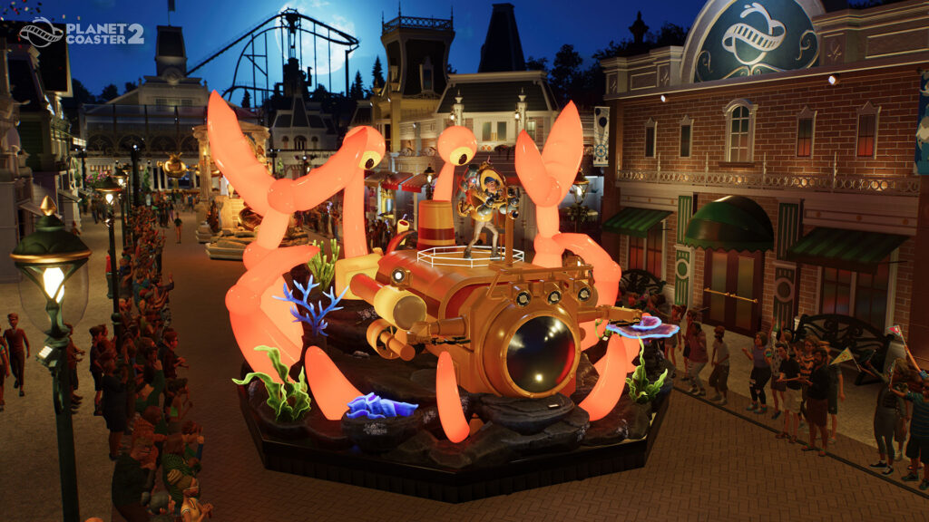 Planet Coaster 2: Parades adds custom parades and five new rides | Image: Frontier Developments
