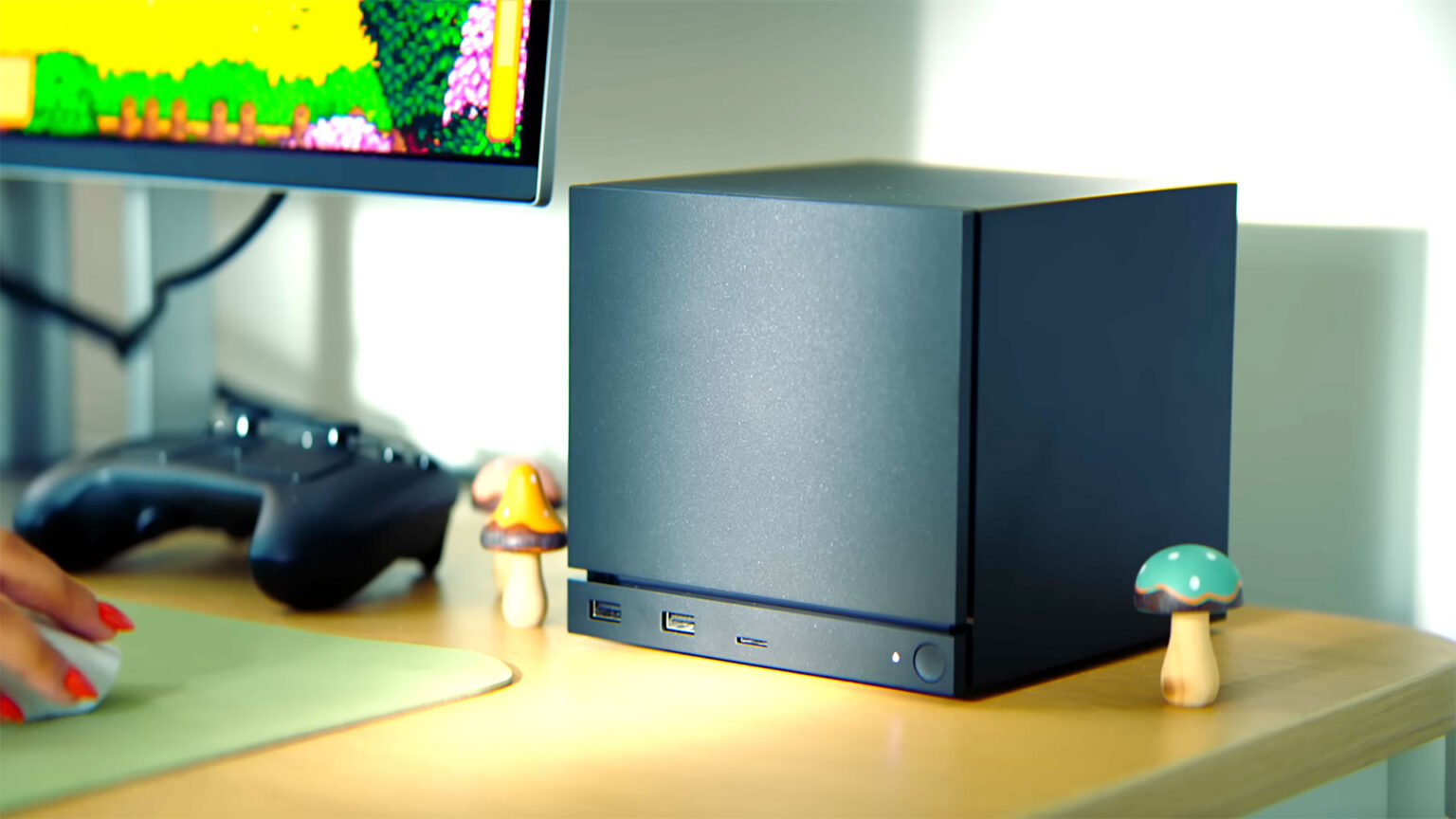 The Steam Machine packs PC hardware into a six-inch cube from $1,049 | Image: Valve
