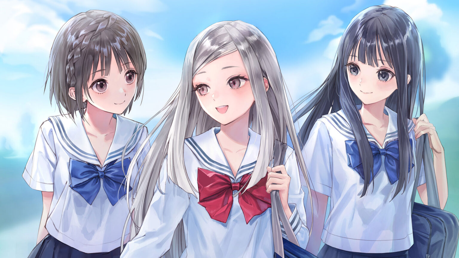 Blue Reflection Quartet collects all four series entries in one bundle | Image: Koei Tecmo
