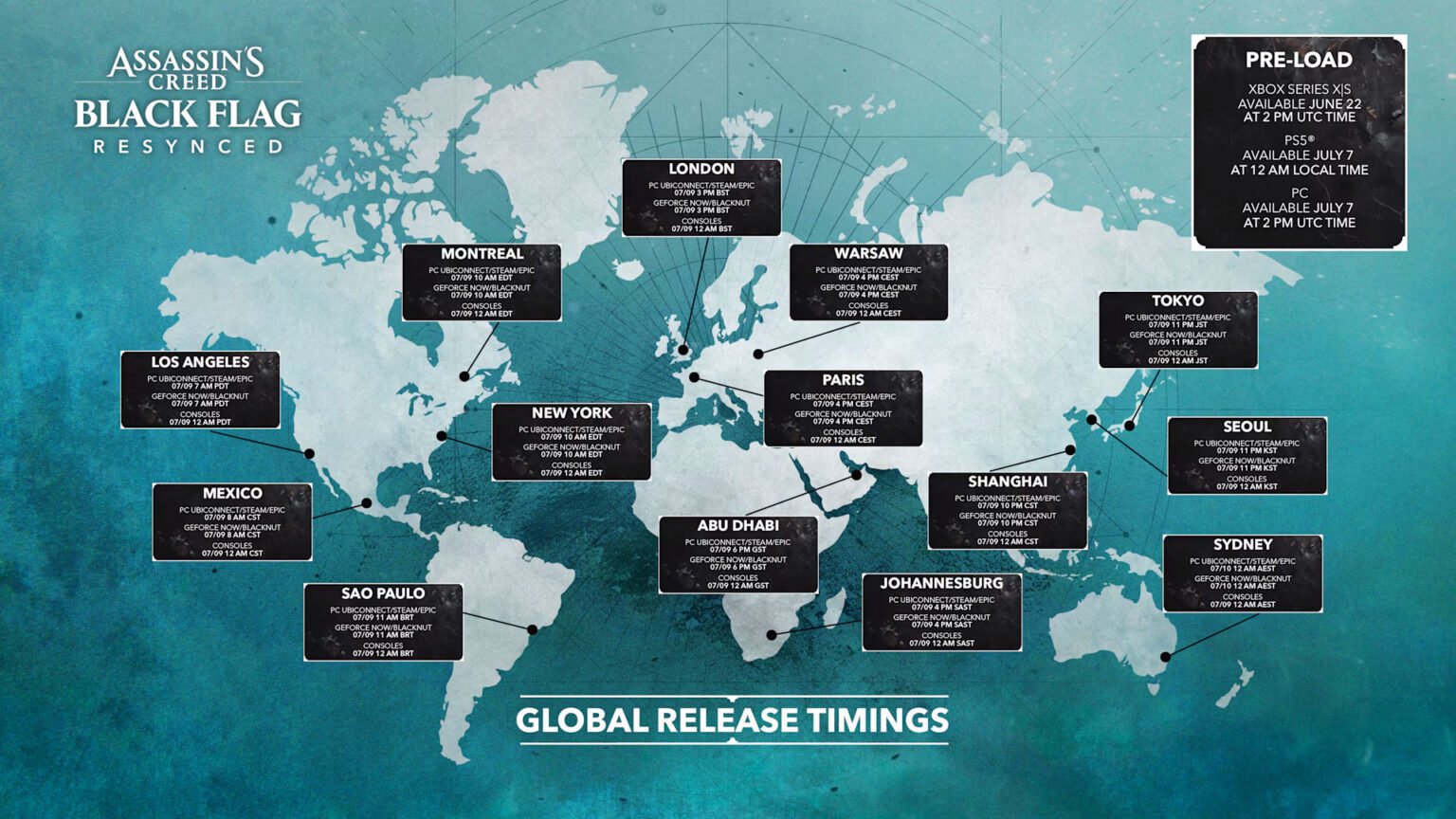 Edward Kenway's rebuilt Caribbean adventure arrives July 9 | Image: Ubisoft