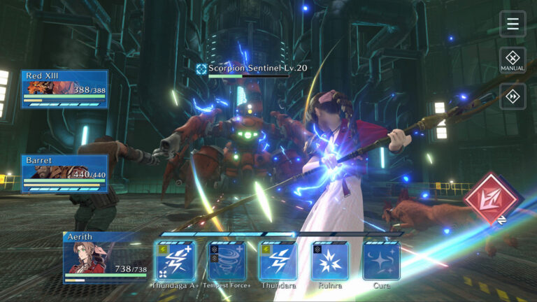 The Final Fantasy VII gacha retelling ends service this October | Image: Square Enix