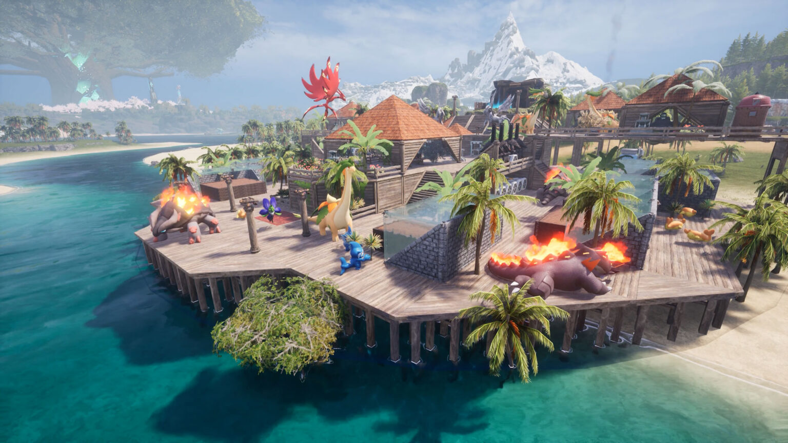 Palworld leaves Early Access with Sunreach and the World Tree | Image: Pocketpair