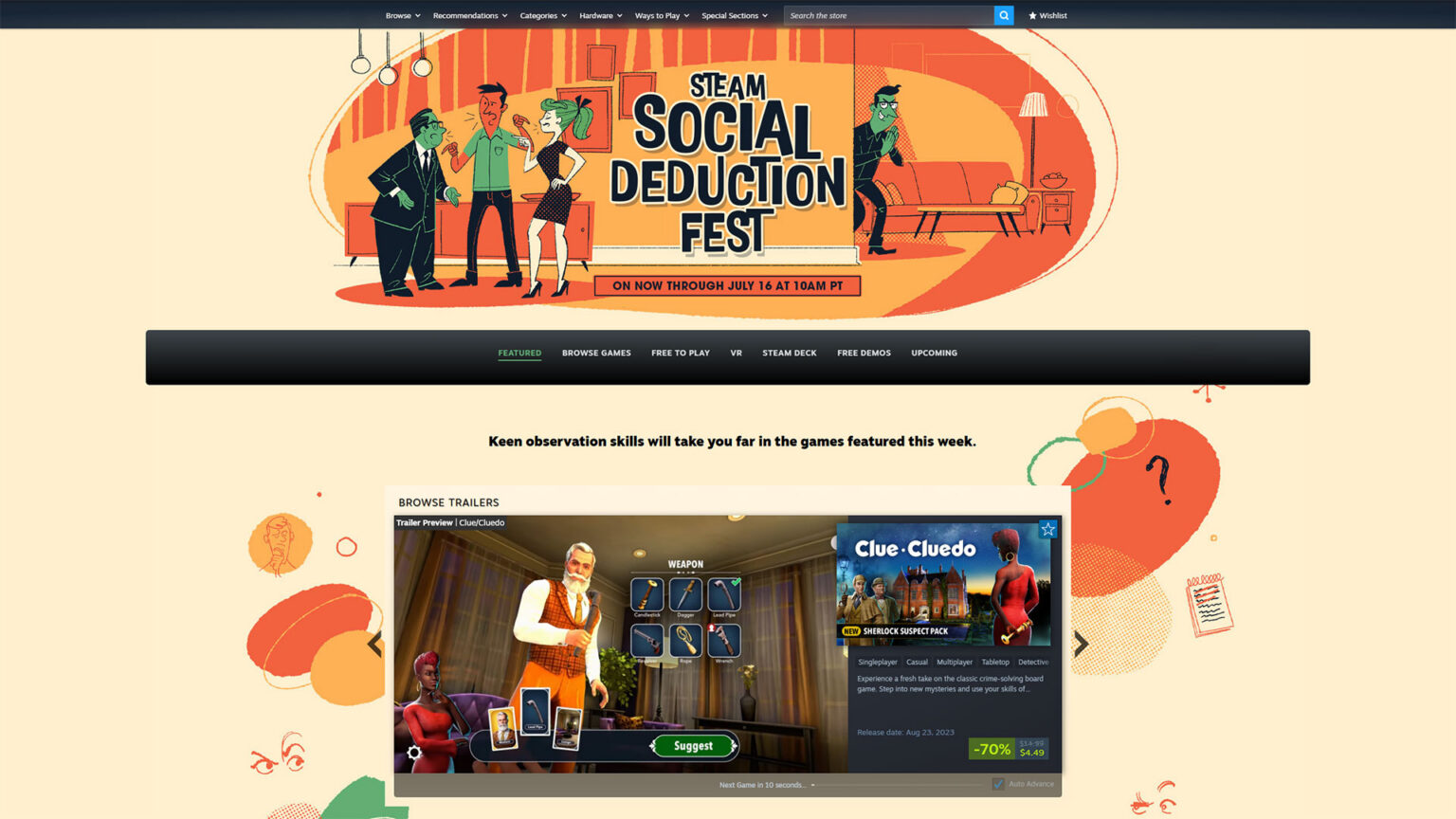 Steam's fest calendar is now locked in through June 2027 | Image: Valve