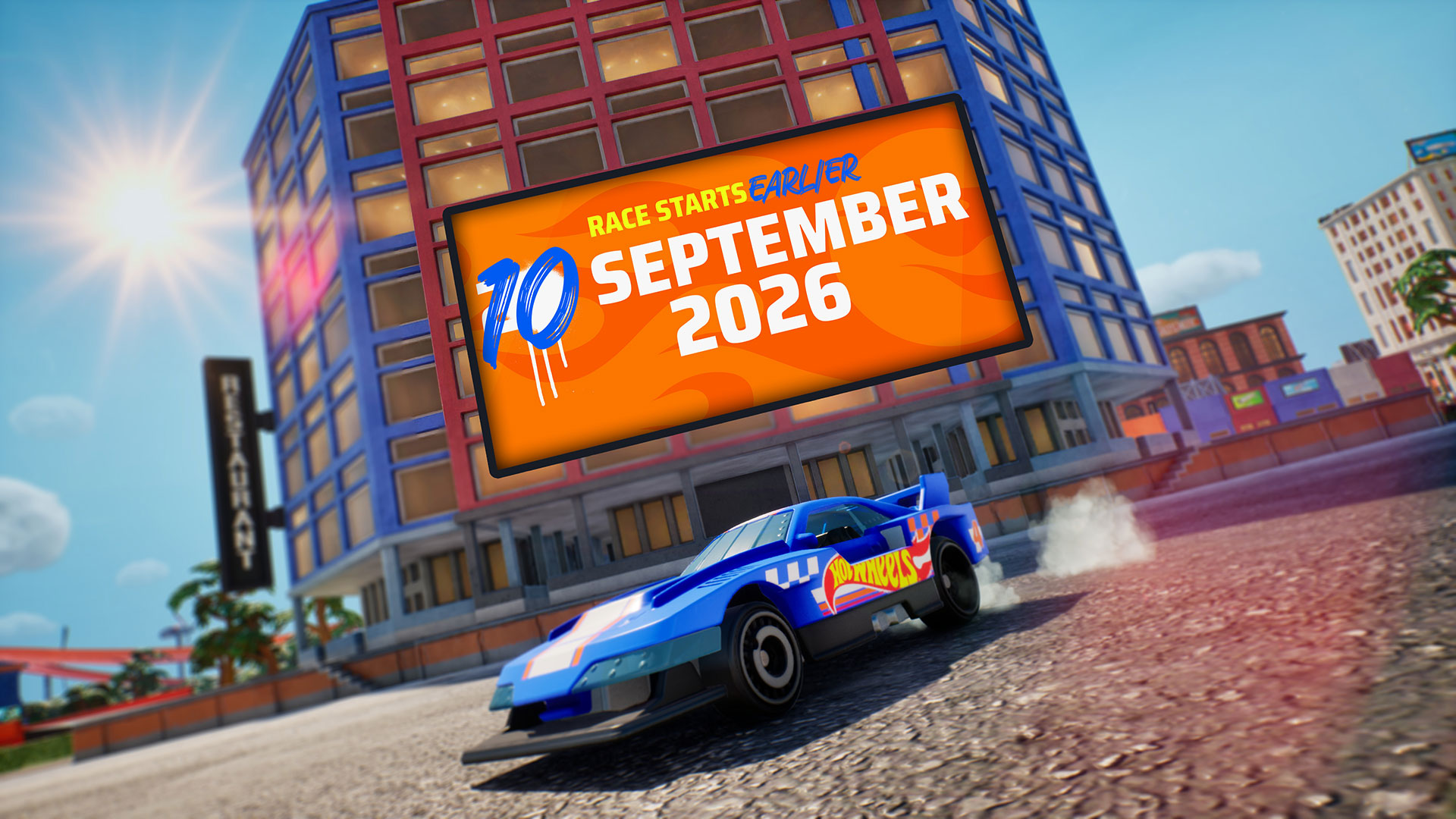 Hot Wheels Infinite Rush now hits its four-island world on September 10 | Image: Milestone