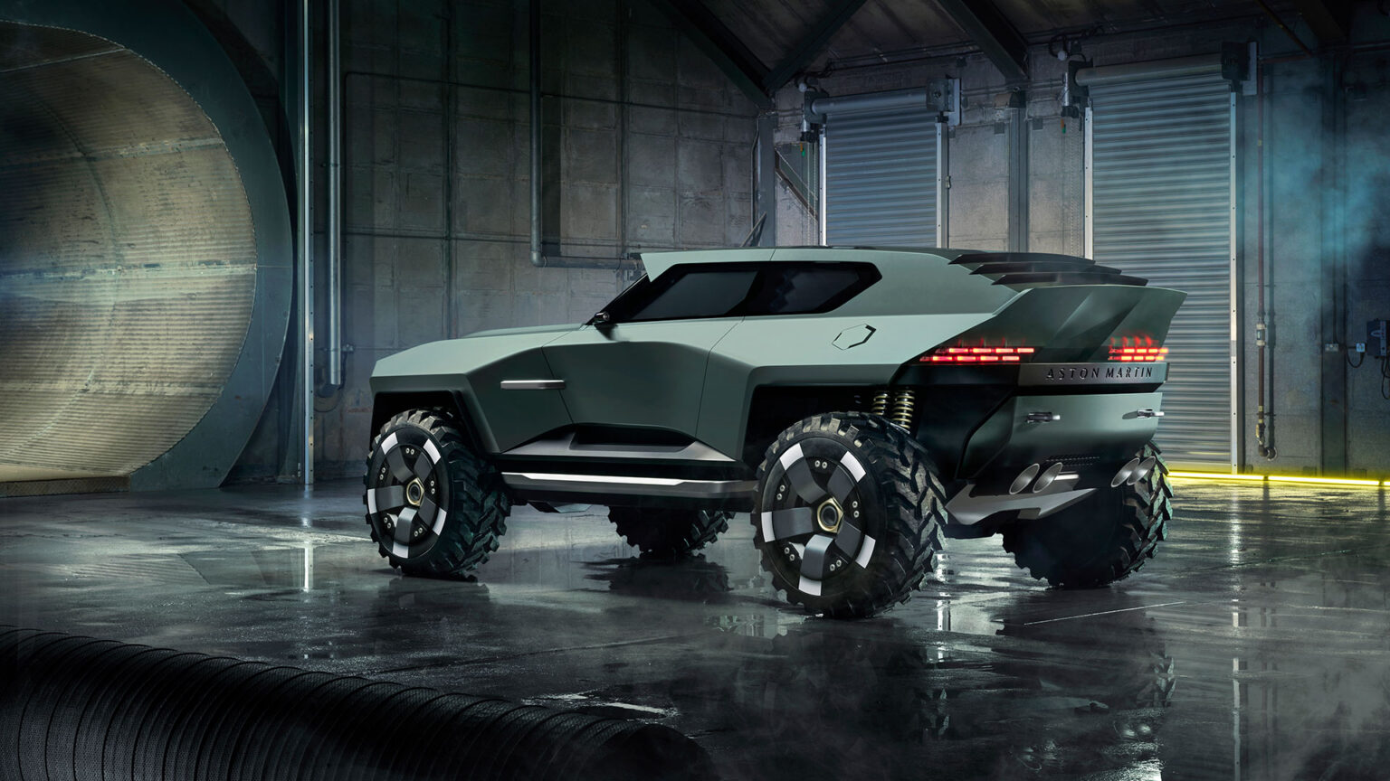 The Dreadnought pairs Chiltern Green paint with military grade armor | Image: Aston Martin