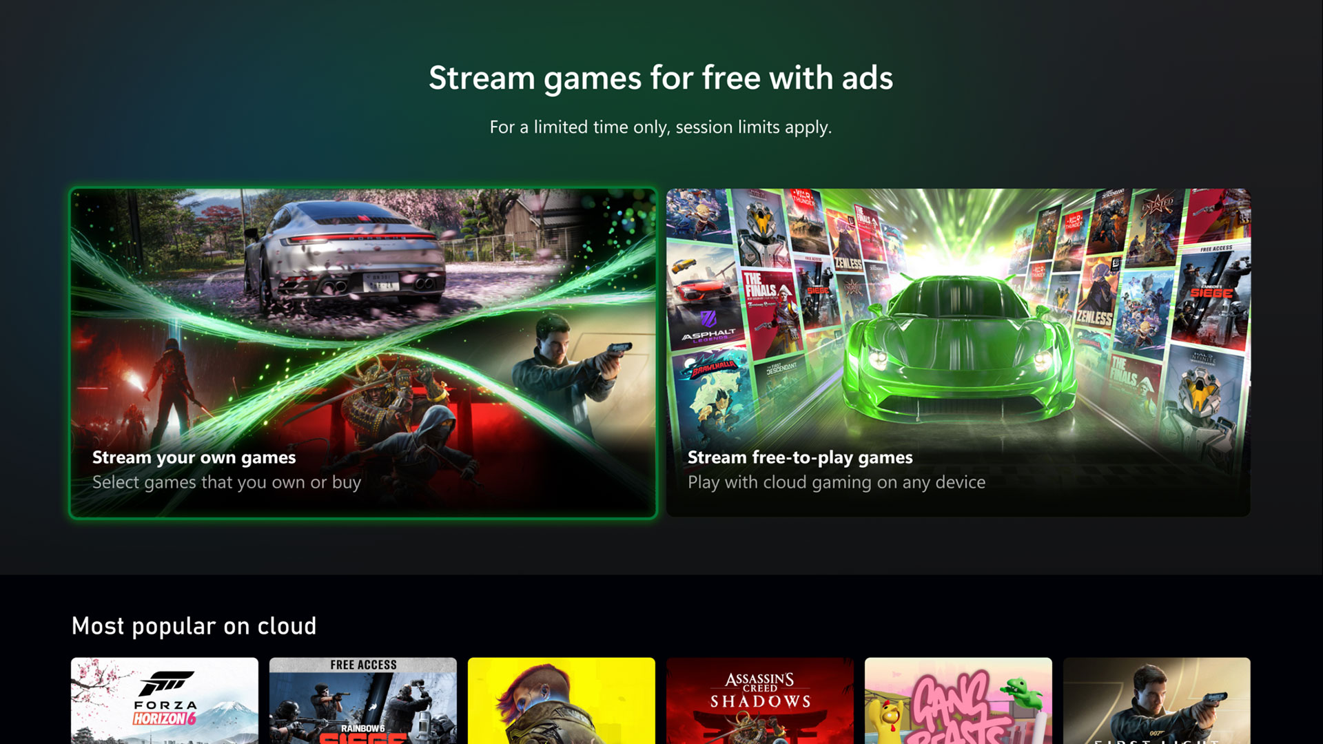 Cloud streaming lets XBOX One owners play Series X|S games | Image: XBOX