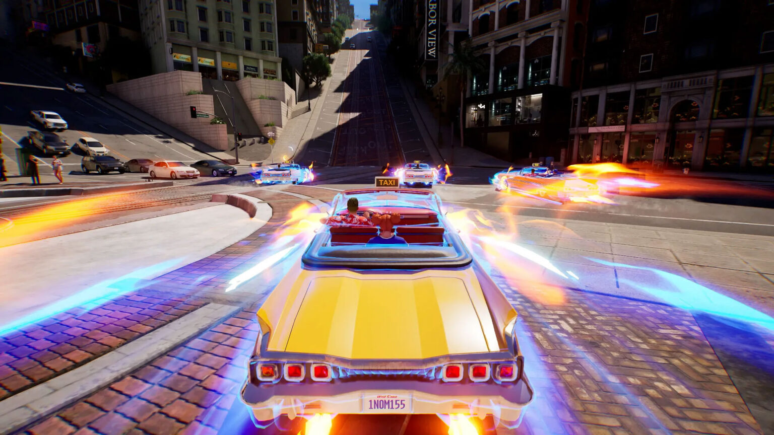 The Crazy Taxi: World Tour test covers two multiplayer modes | Image: SEGA