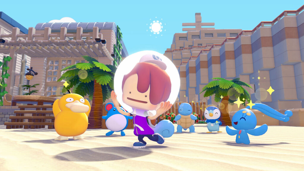 Bubbly Basin opens up an underwater town to rebuild on August 5 | Image: Nintendo