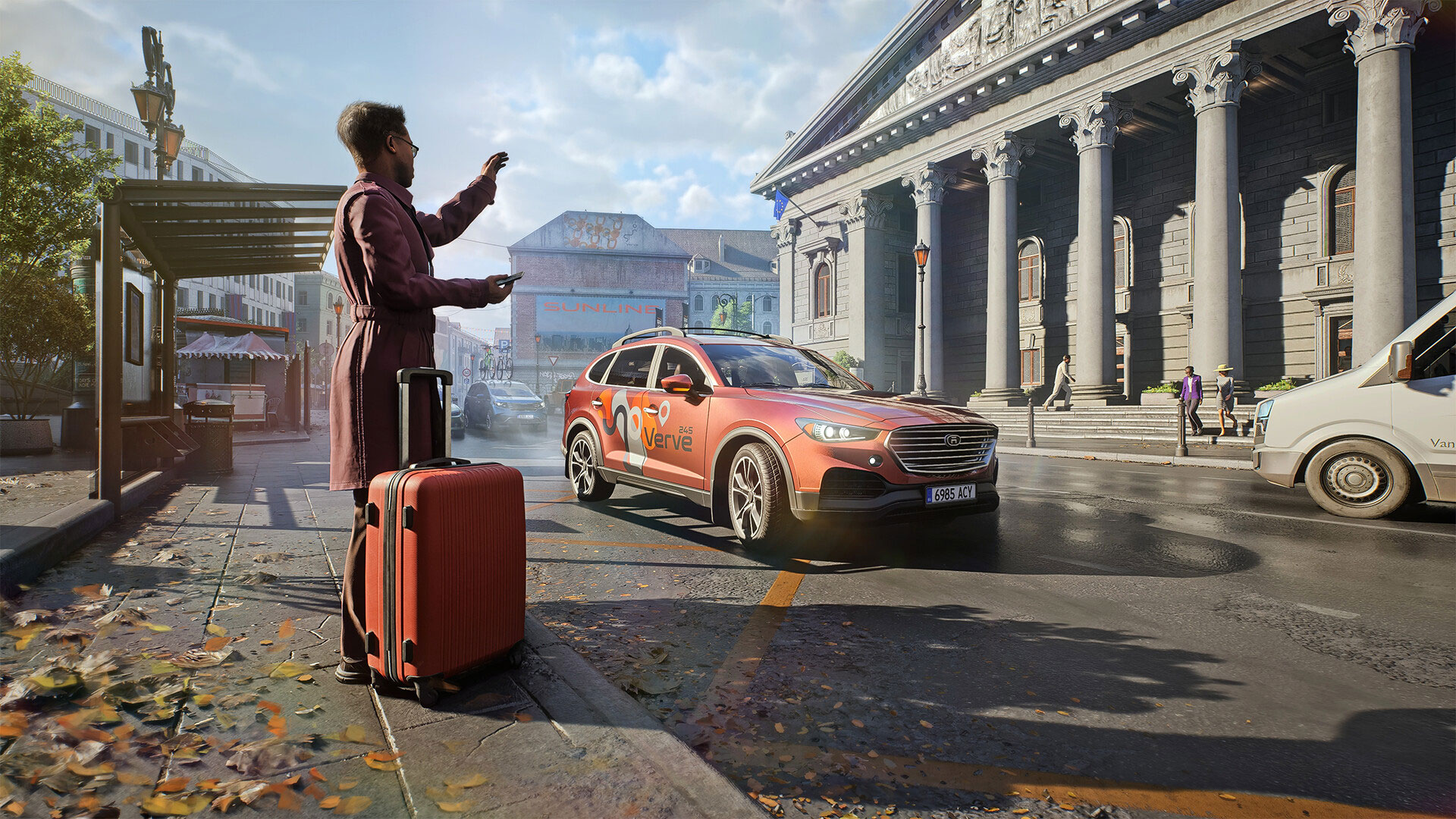 Passengers and their stories are the core hook of Saber's new driving sim | Image: Saber Interactive