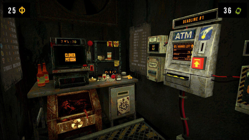 CloverPit brings its cursed slot machine to consoles on August 13 | Image: Panik Arcade