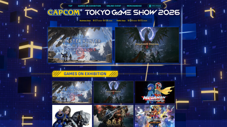 Capcom's Tokyo Game Show 2026 booth brings six games to Makuhari Messe | Image: Capcom