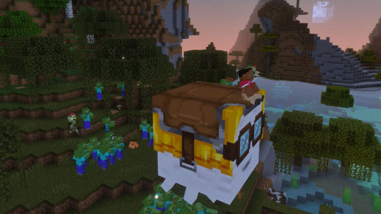Minecraft's Vibrant Visuals come standard on Switch 2 | Image: Mojang Studios