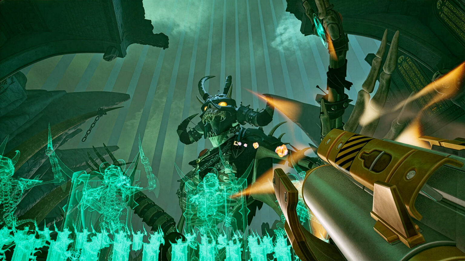 Sams from multiple dimensions team up in Serious Sam: Shatterverse | Image: Behaviour Interactive