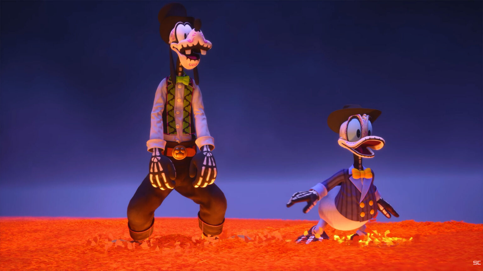 Donald, Goofy, and Mickey get playable action scenes in Kingdom Hearts IV | Image: Square Enix